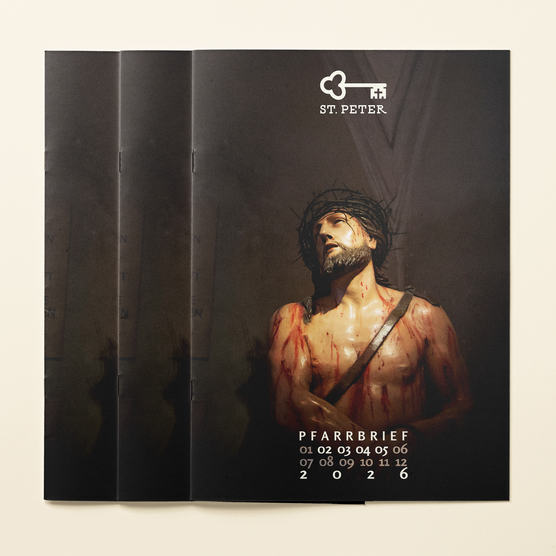 Ran Keren Graphic Studio, St. Peter, Pfarrbrief Cover Ostern 2026