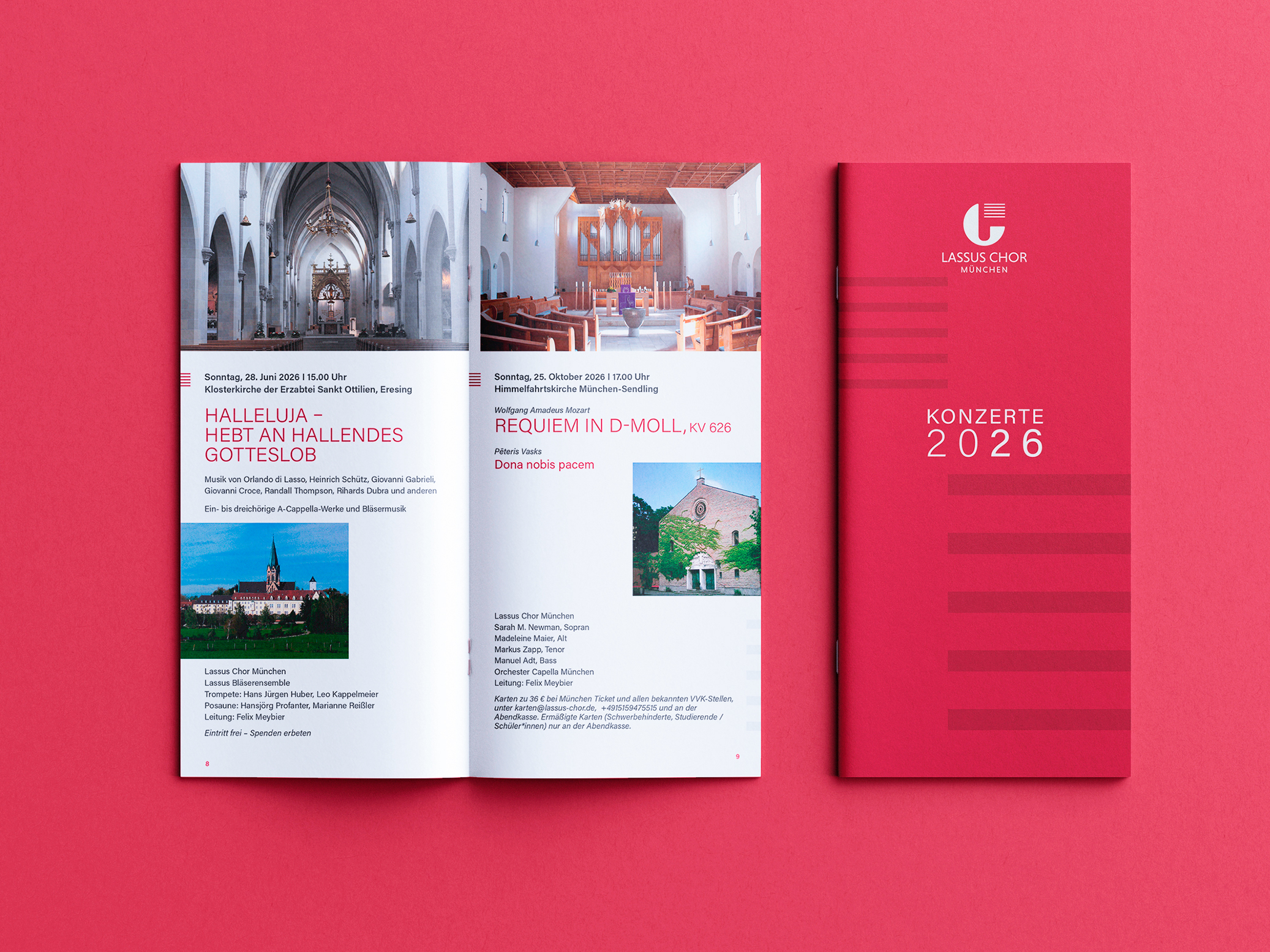 Lassus Chor München, Konzertübersicht 2026, Design Ran Keren